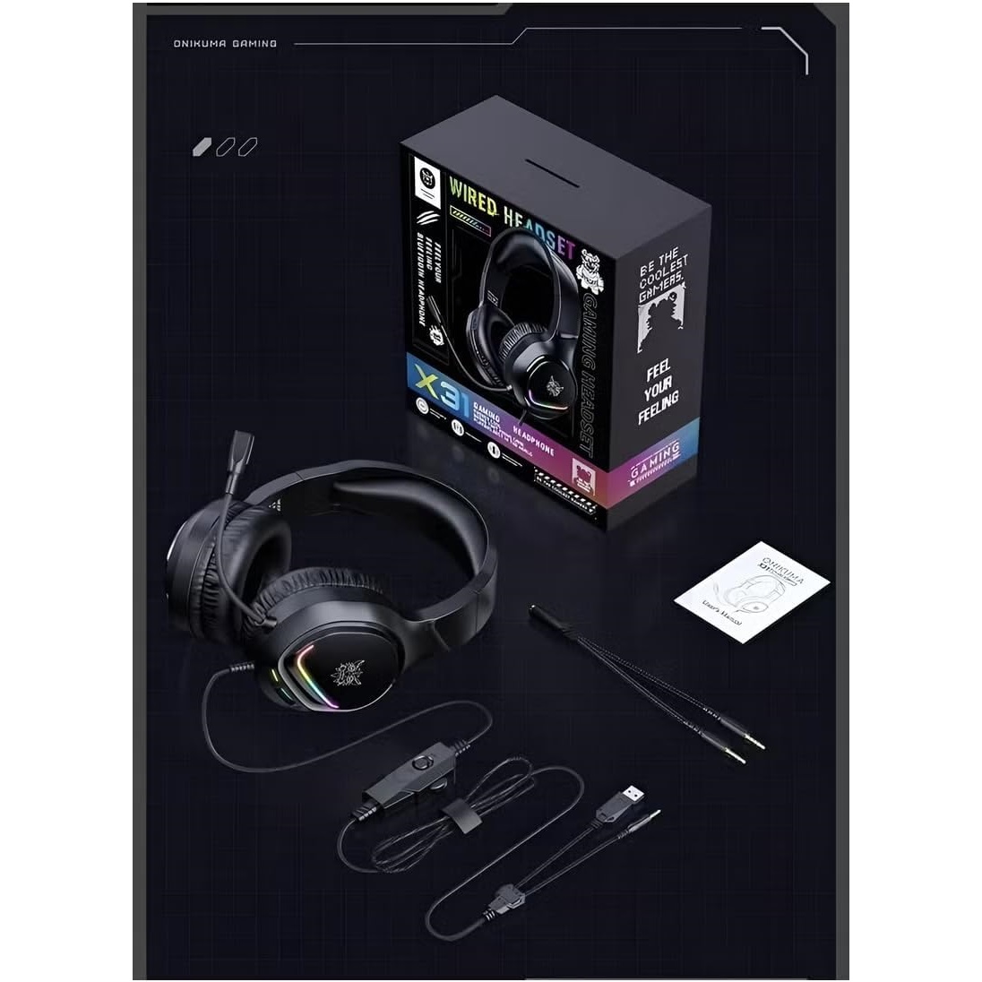 هدست مخصوص بازی اونیکوما مدل X31 - تصویر 8