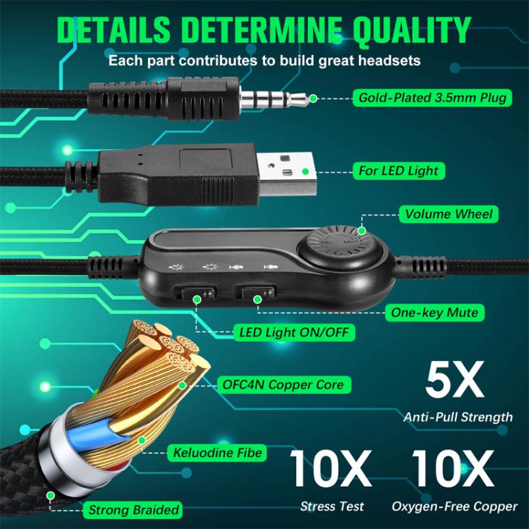 هدست مخصوص بازی سل بایتز مدل S100 RGB - تصویر 8